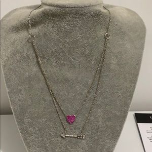 KAYJewelers Heart & Arrow Sterling Silver Necklace